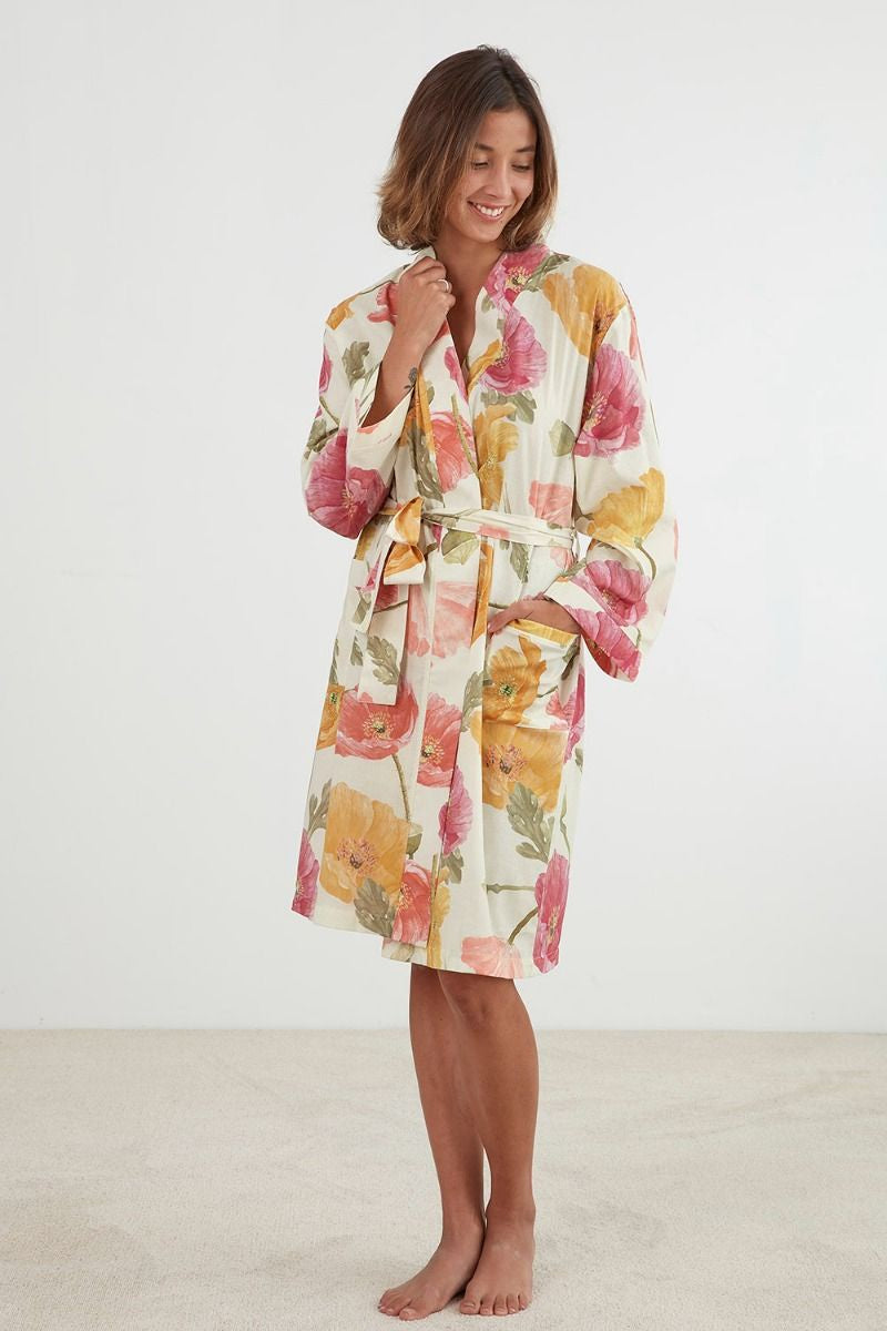 Baksana Poppies Robe