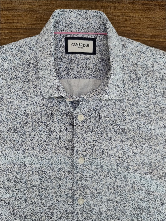 Cambridge Portsea White Short Sleeve Shirt