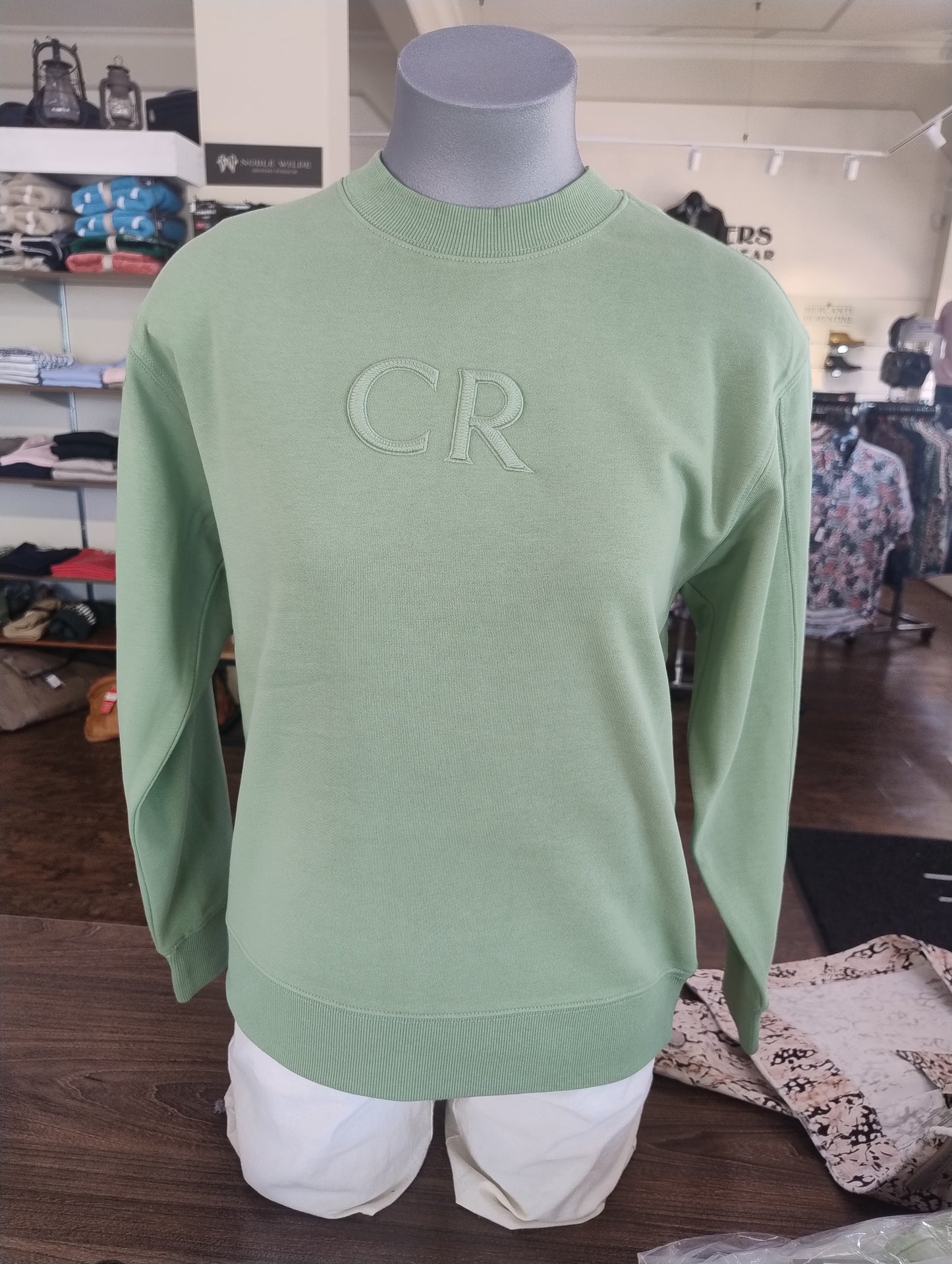Country Road CR Logo Women's Sweatshirt - Kiwi