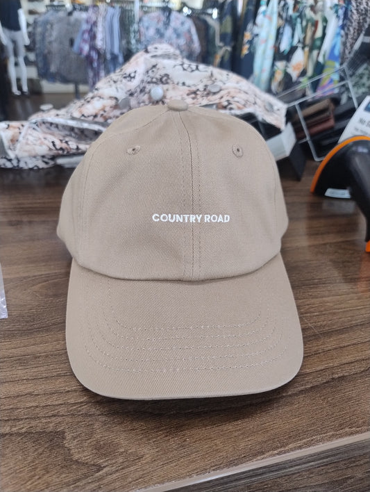 Country Road Mini Logo Cap - Praline