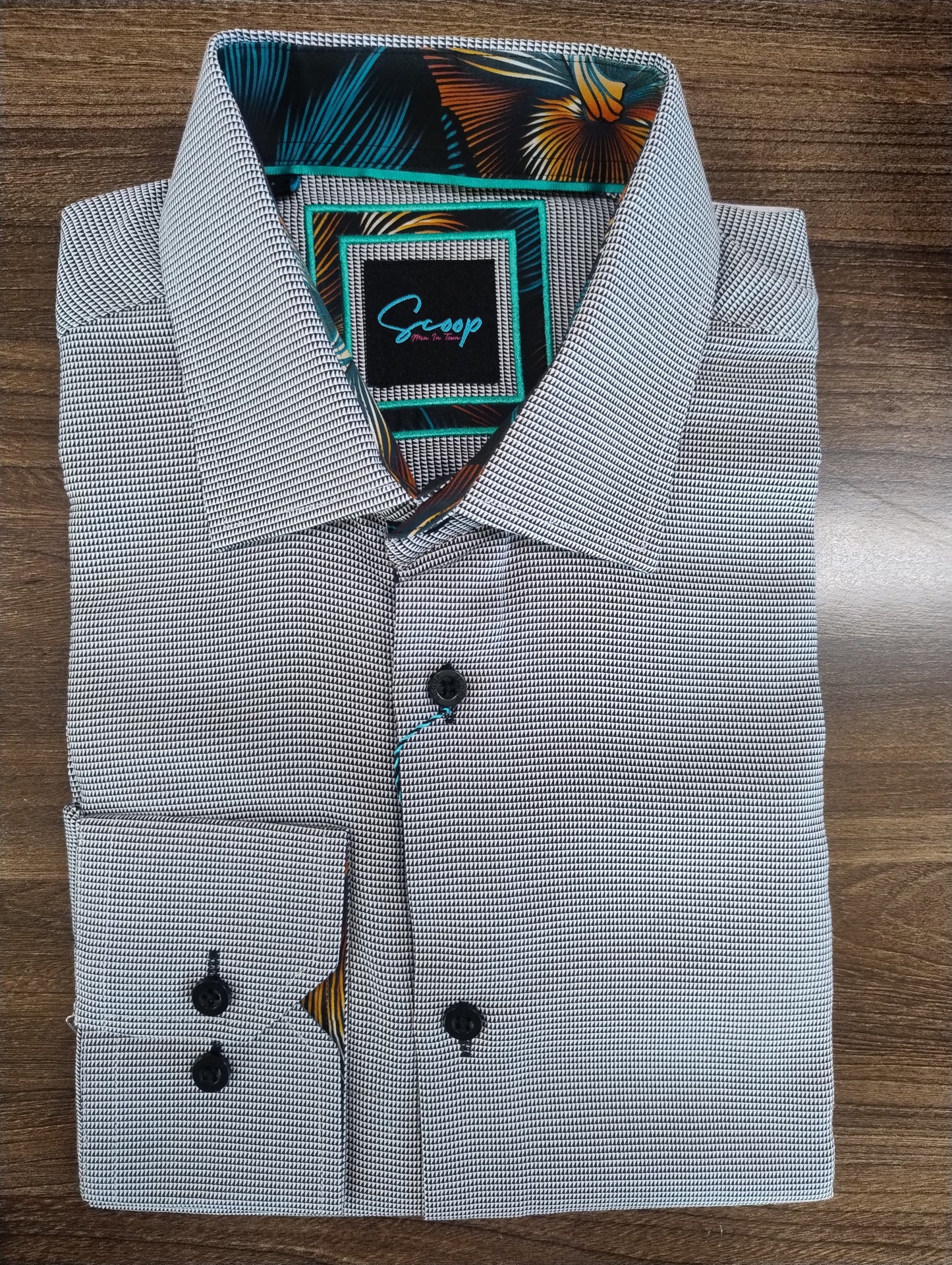 Scoop Arezzo Long Sleeve Shirt - Pepper