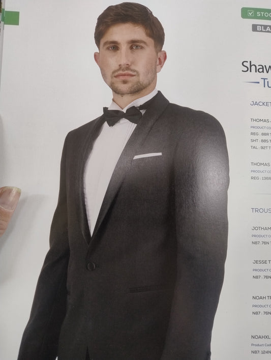 Savile Row Thomas Dinner Suit Jacket - Black