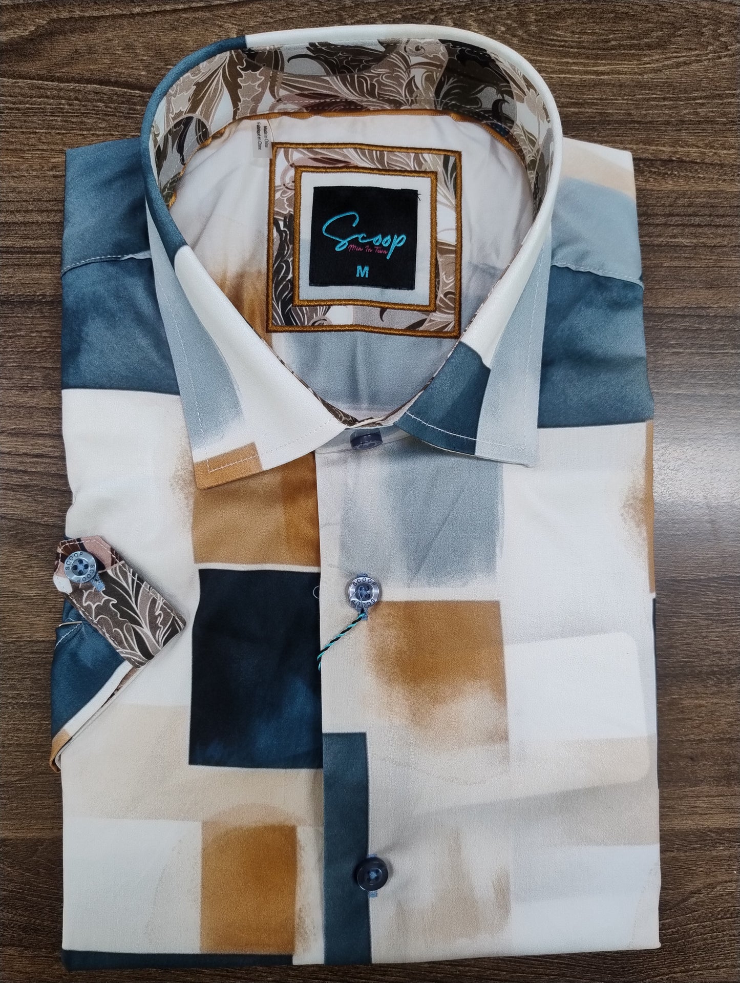 Scoop Linea Short Sleeve Shirt - Tan
