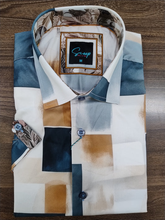 Scoop Linea Short Sleeve Shirt - Tan