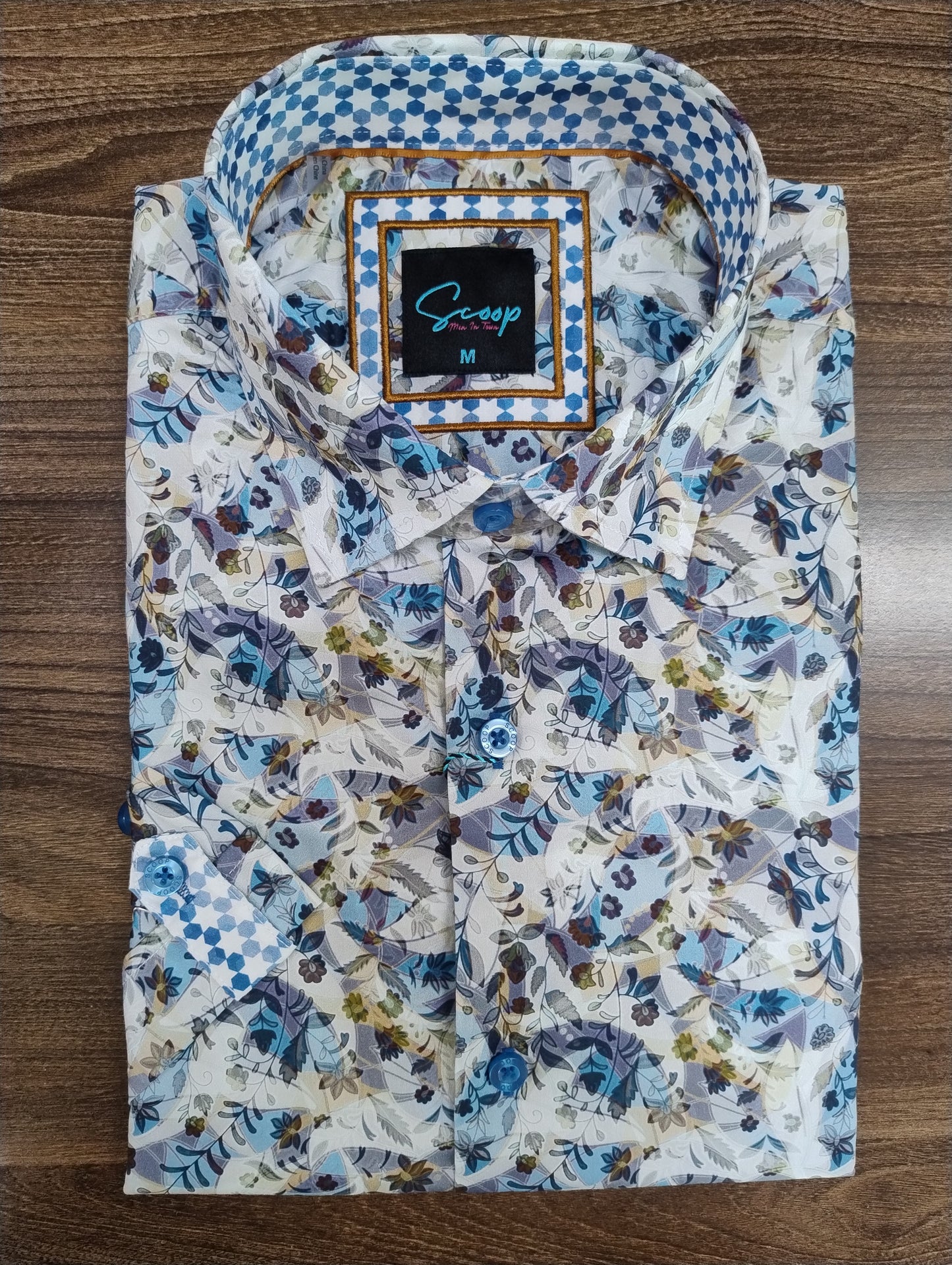Scoop Celon Short Sleeve Shirt - Sky