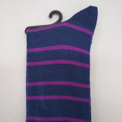 Visconti Patterned Wool Dress Socks