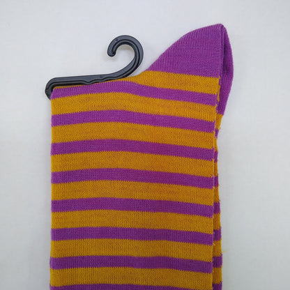 Visconti Patterned Wool Dress Socks