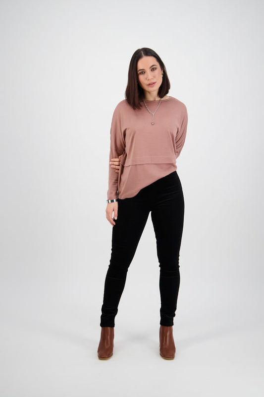 Vassalli Skinny Pull on Cord Pants