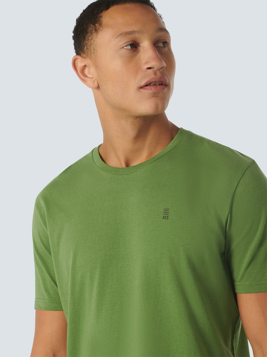 No Excess T-Shirt Crewneck Solid Basic Green