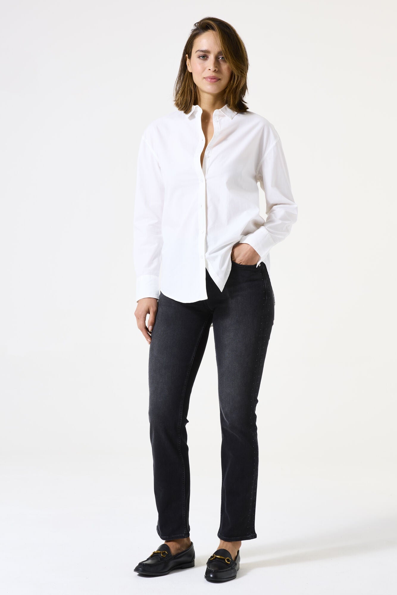 Garcia Celia 248 Straight Jeans - Black