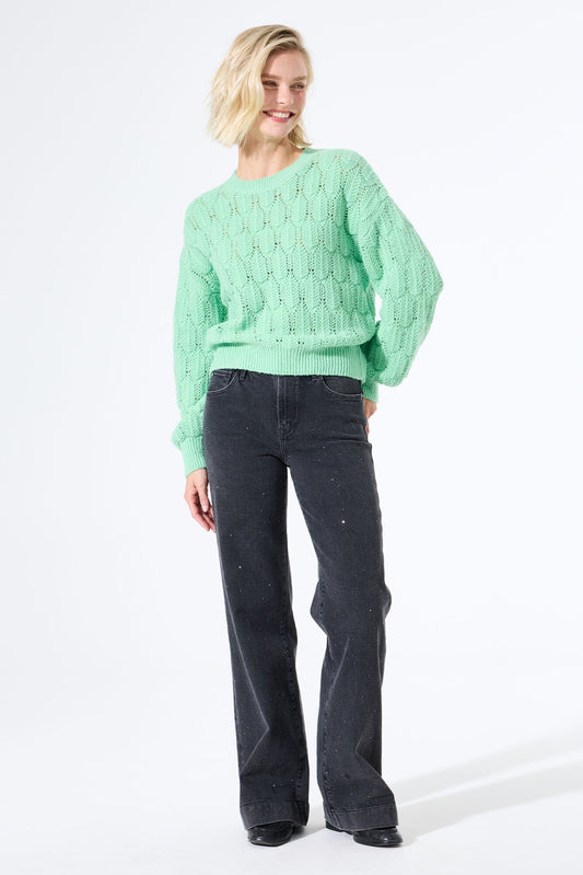 Garcia Celia Wide Jeans w/Sparkles - Dark Used