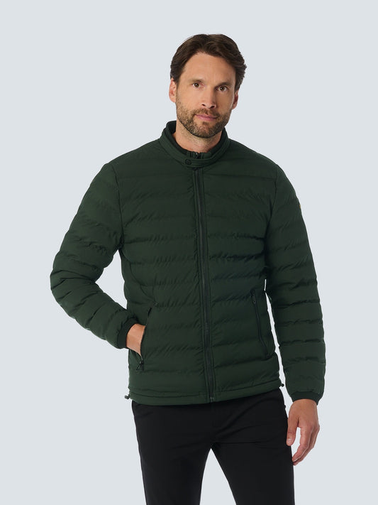 No Excess Padded Bodywarmer - Dark Moss