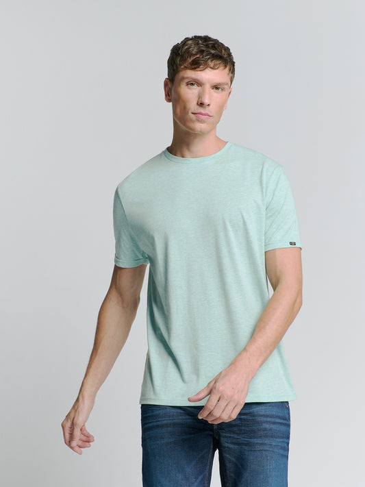 No Excess T-Shirt Crewneck Melange - Ice