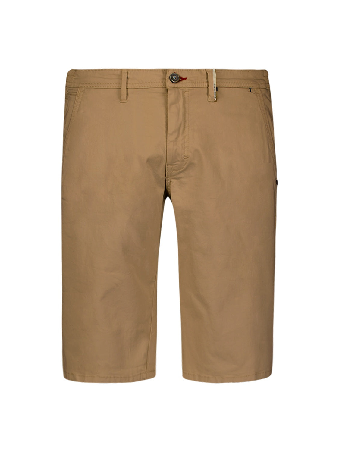 No Excess Khaki Garment Dyed Twill Stretch Chino Shorts