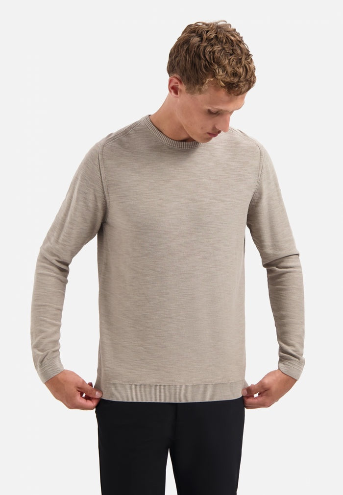 No Excess Washed look jumper - Clay