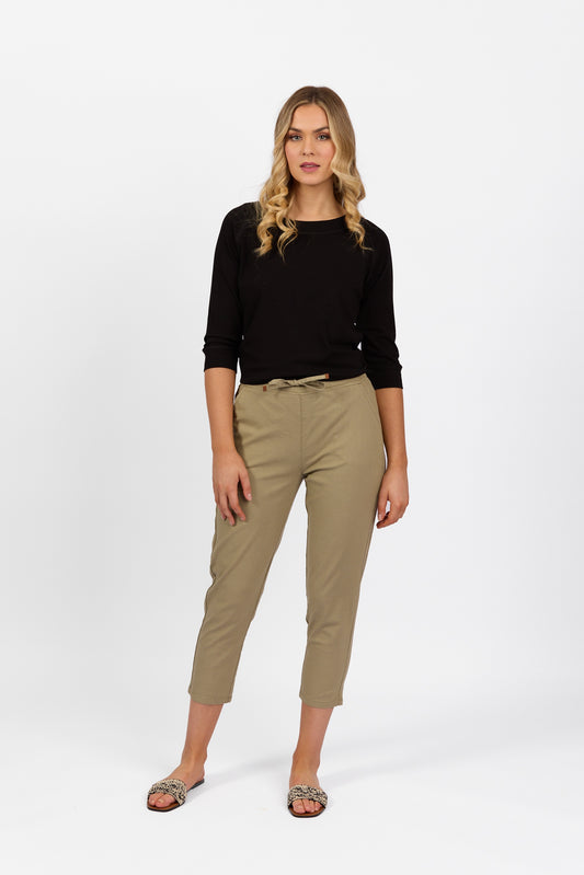 Vassalli Sage 7/8 Length Skinny Leg Pant