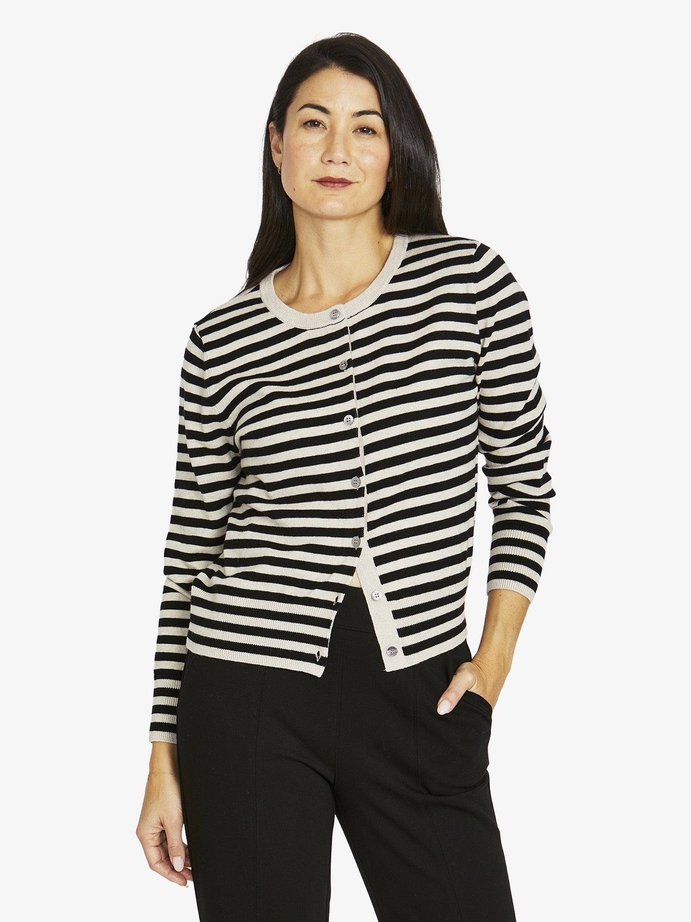 Jump Mono Stripe Cardigan