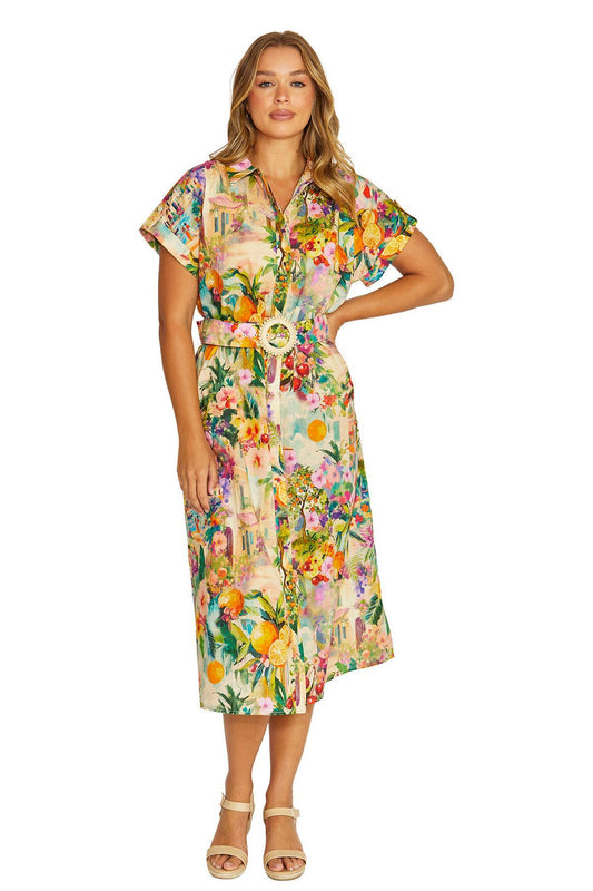 Jump Amalfi Coast Belted Dress