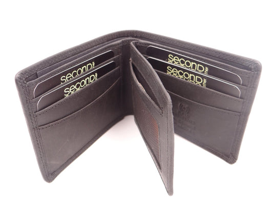 Second Nature Mens BC6 Leather Wallet