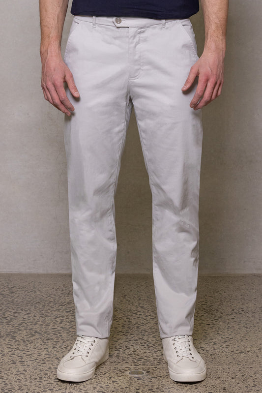 Cutler Samuel Cotton Chino Trouser Ash