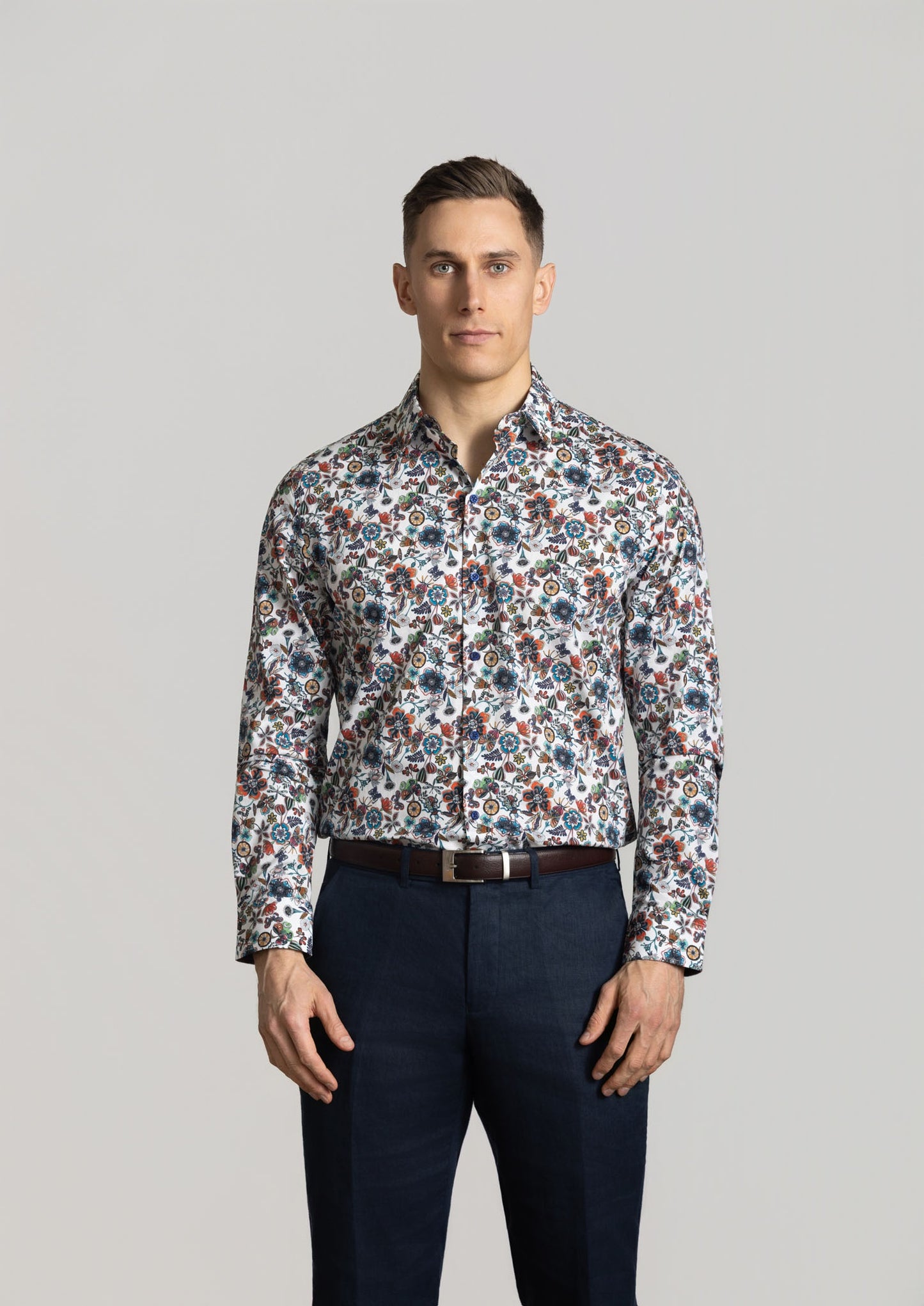 Cutler Beaumont Long Sleeve Shirt - Butterfly