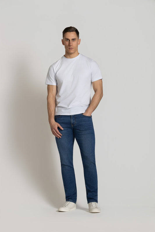 Cutler Steven Straight Leg Jean - Classic Blue
