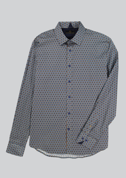 Cutler & Co Richard Long Sleeve Shirt - Cadet