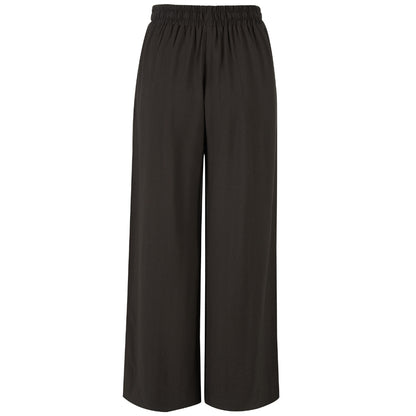 Moke Indiana Wide Leg Track Pants - Chocolate with Cream
