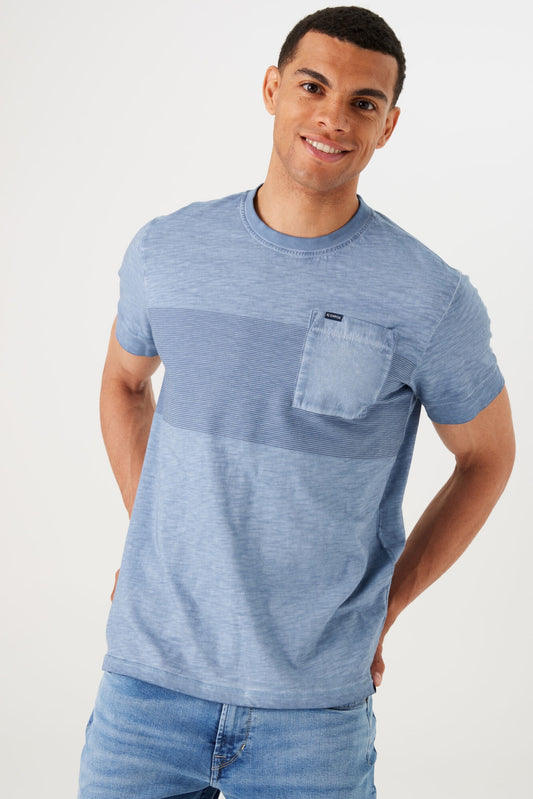 Garcia Dusty Blue Mens Short Sleeve T-Shirt