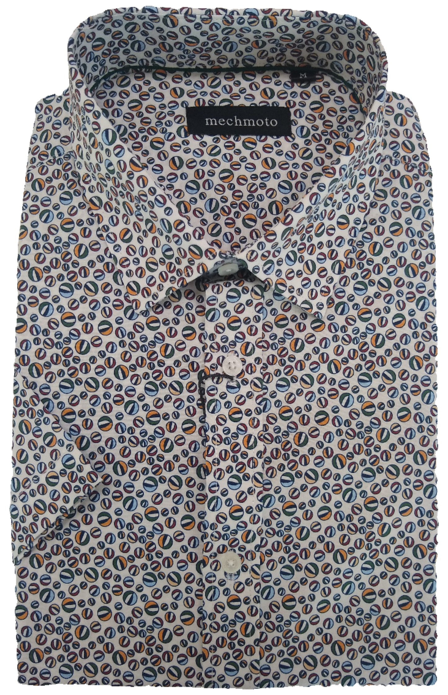 Mechmoto Marble Print Short Sleeve Shirt