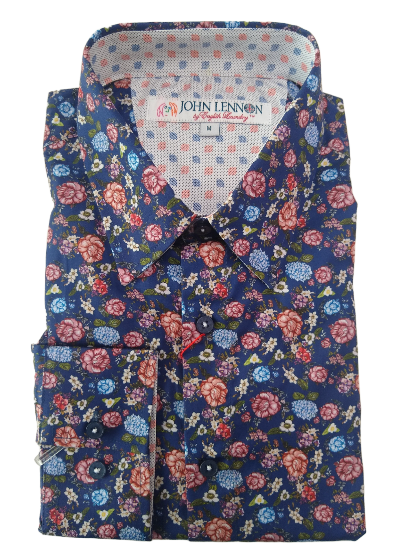 John Lennon Colourful Floral Long Sleeve Shirt