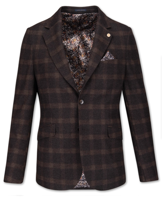 Guide London Brown Check Blazer