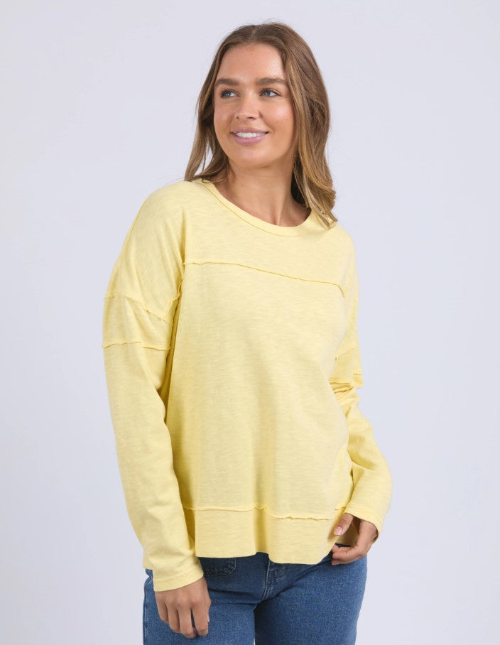 Foxwood Jayne Throw on Top-Lemon