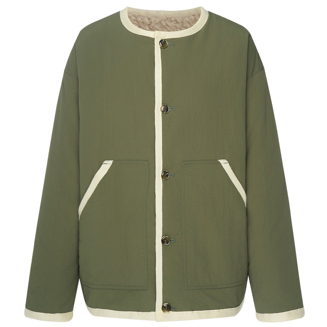 Moke Juniper Women's Reversible Jacket - Olive