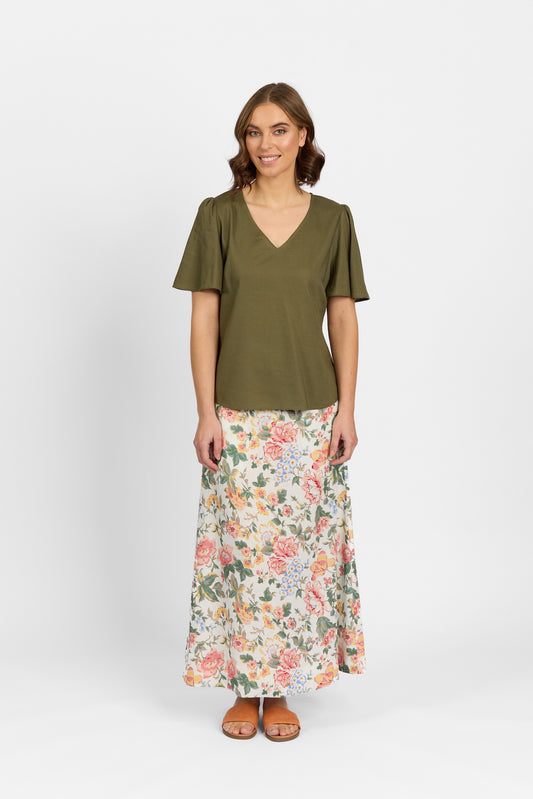 Knewe Olive Hour Top