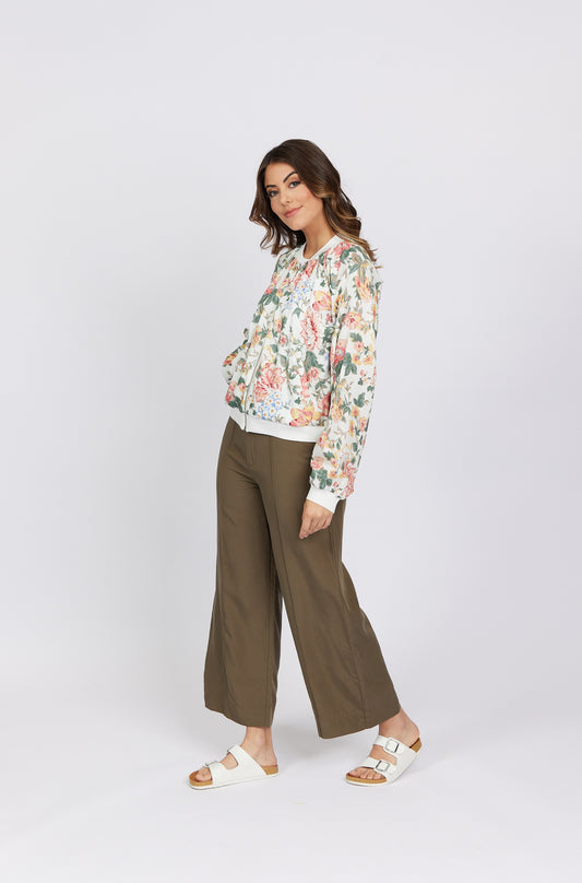 Knewe Belle Print Coco Bomber Jacket