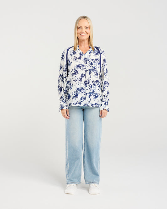 Seduce Hassey Top - Frost Bloom