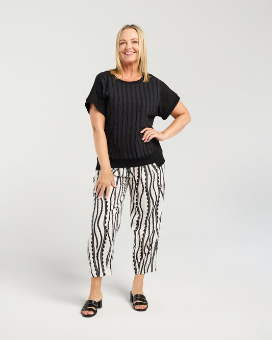 Seduce Mara Top - Black Mix
