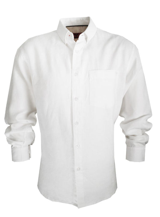 R.F. Scott Fielding White Long Sleeve Shirt