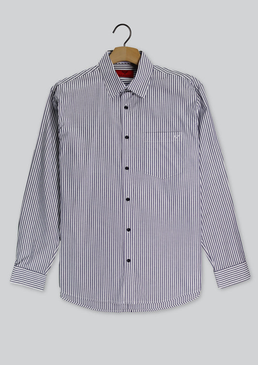 RF Scott Fielding Lagoon Stripe Long Sleeve Shirt