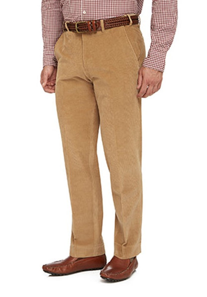 City Club Sutton Cord Pant -Camel - Stout Fit