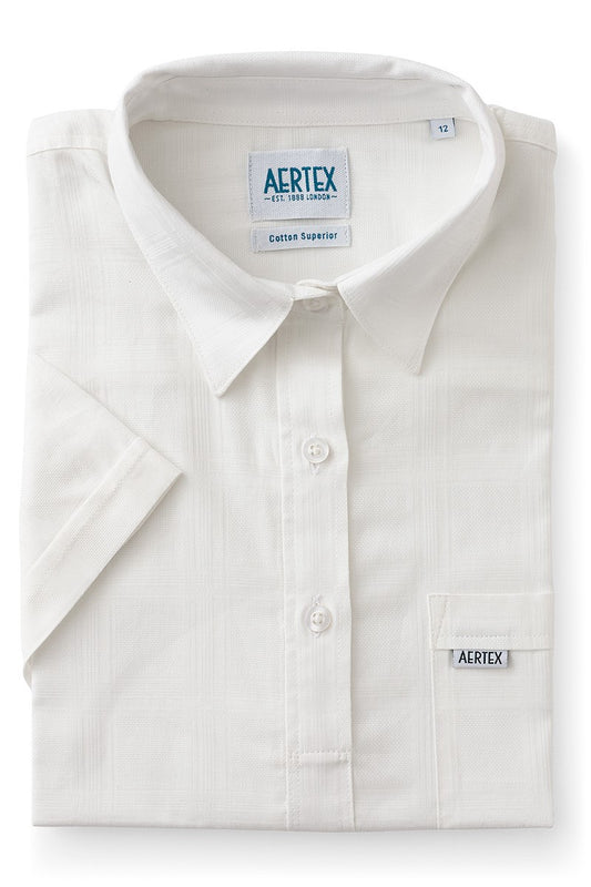 Aertex Women's White Short Sleeve Shirt