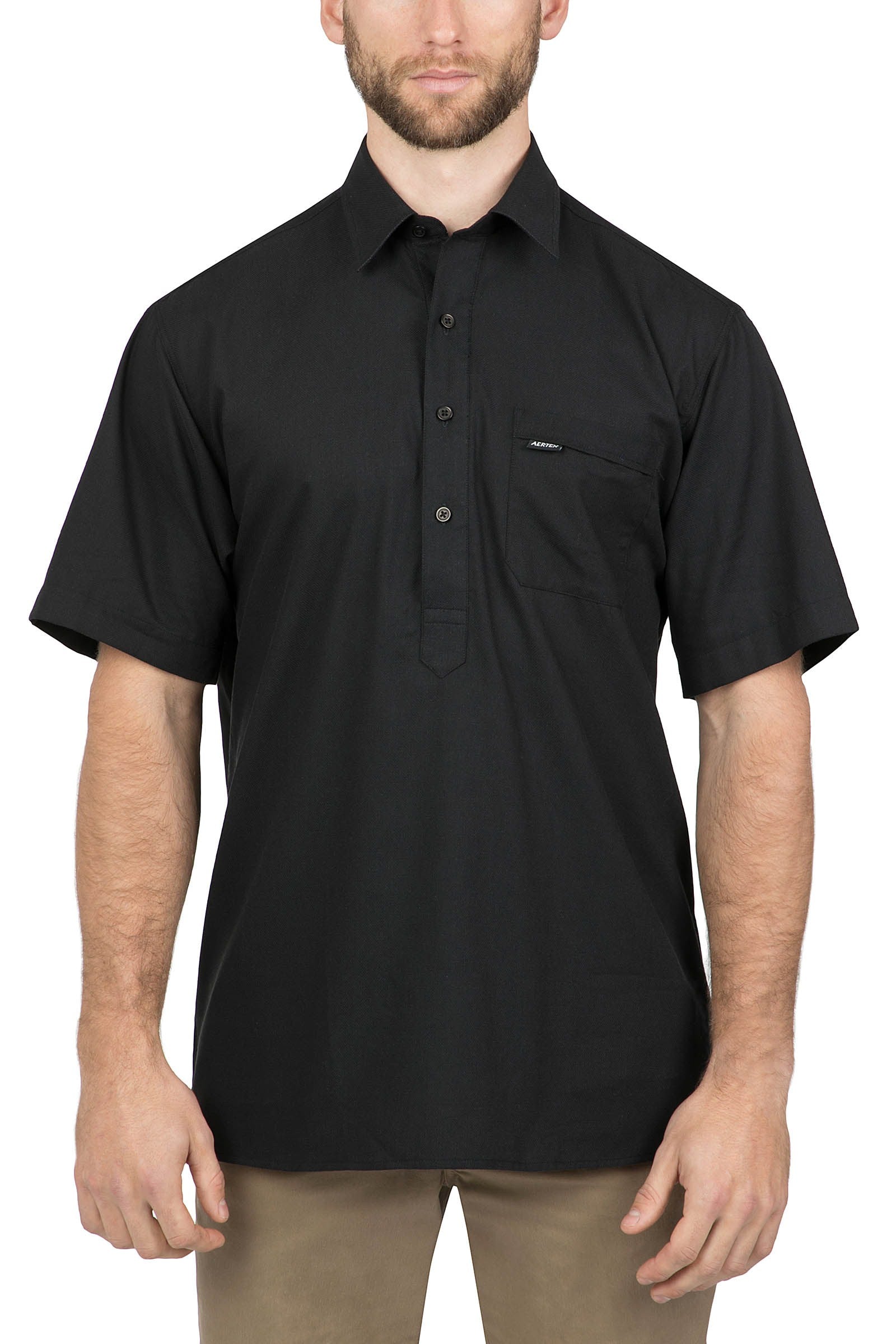 Aertex Taunton Plain Coloured Short Sleeve Polo Shirt Alexanders