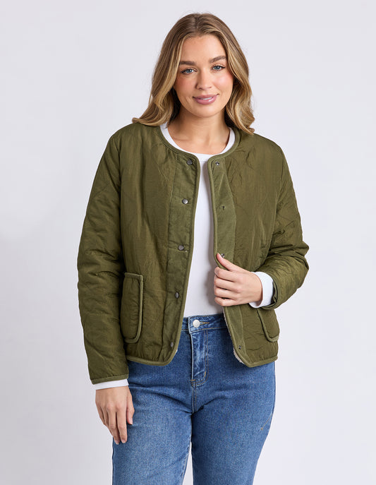 Foxwood Alberta Quilted Jacket - Moss