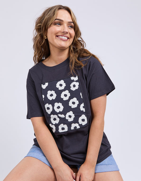 Elm Azalea Tee - Navy