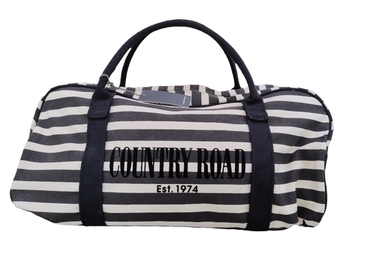 Country Road Harry Stripe Tote Bag Navy