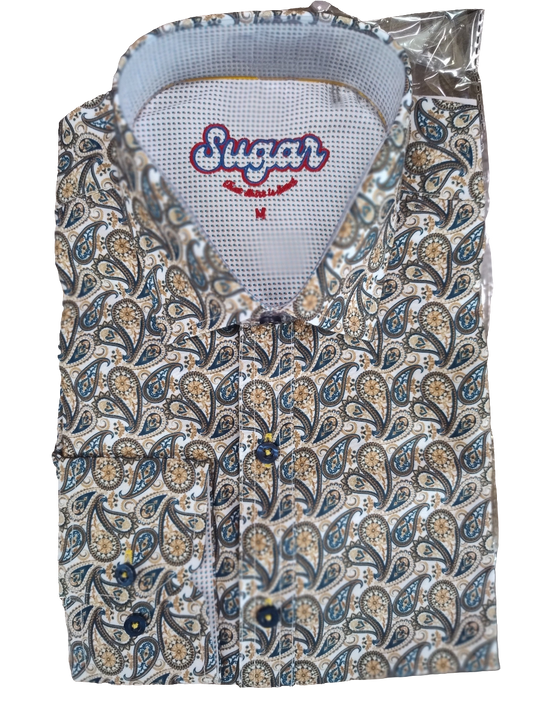 Sugar Satorial Gold Long Sleeve Shirt