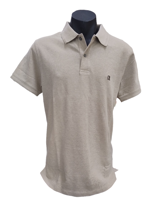 Country Road Vac Pique Polo-Almond Marle