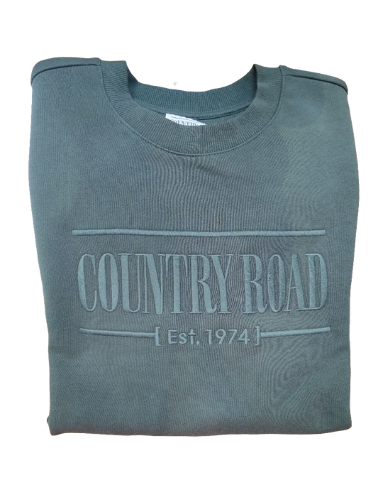 Country Road Heritage Men's Sweatshirt - Eden Green