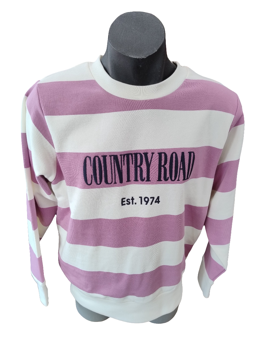 Country Road Verified Australian Cotton Stripe Heritage Sweat Musk